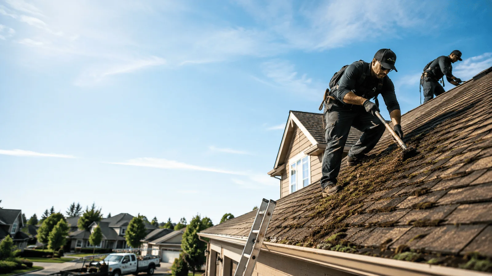 Roof Moss Removal in Spiceland, IN near me